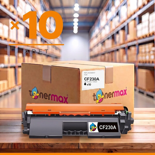 HP LaserJet Pro M203dn Muadil Toner Çipli CF230A 10'lu 1.700 Sayfa