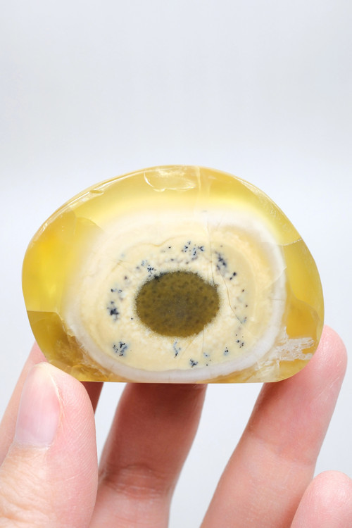 Sarı Dendritik Opal - Merlinit Serbest Form Nodül, 50g