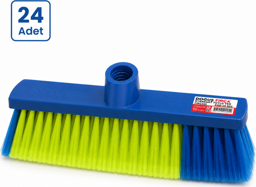 Doğuş Fırça 20002 Yer Temizlik Fırçası 24 cm – Vidalı Sap Uyumlu 24 Adet Koli