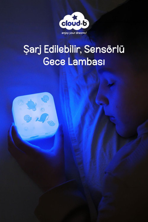Ocean Şarj Edilebilir Sensörlü Gece Lambası 7x7cm