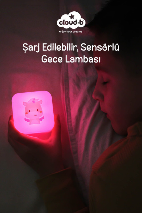 Unicorn Şarj Edilebilir Sensörlü Gece Lambası 7x7cm