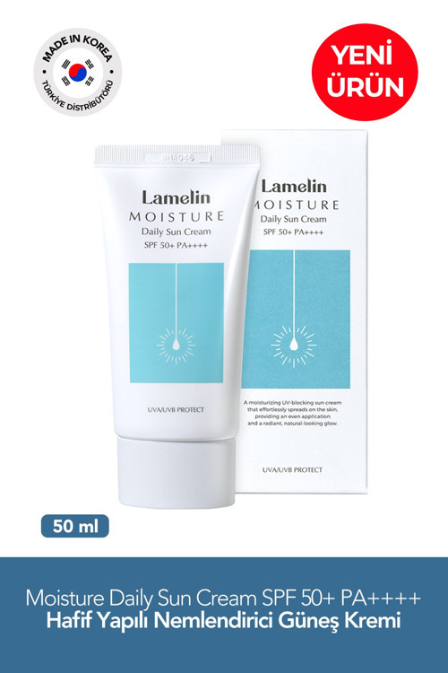 Hafif Yapılı Nemlendirici Güneş Kremi SPF 50+ PA++++ Moısture Daily Sun Cream