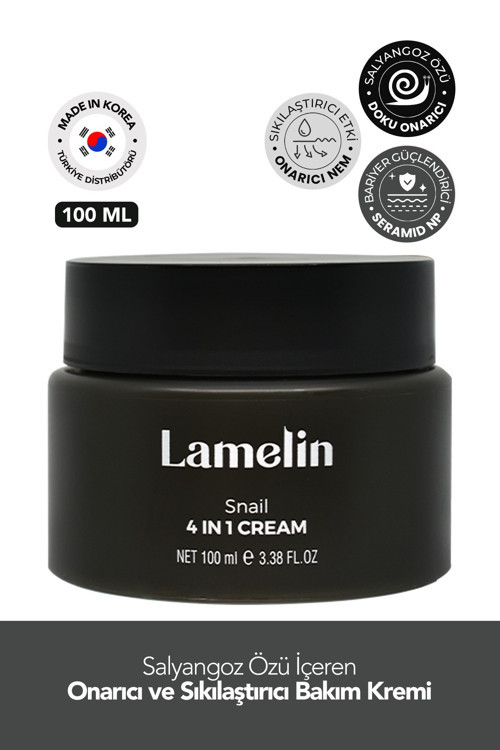 Salyangoz Mukus Filtratı Içeren Büyük Boy Krem Snail 4 In 1 Cream 100ml