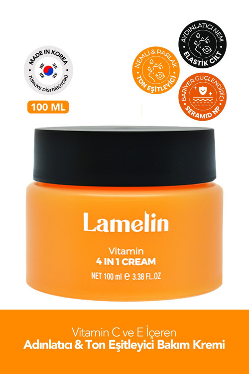 Vitamin Içeren Nemlendirici Büyük Boy Krem Vitamin 4 In 1 Cream 100 ml