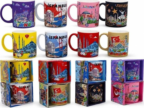 İstanbul Temalı Porselen Kupa Bardak Alk5829