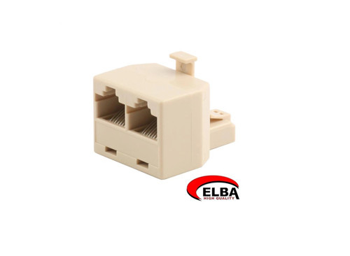 8P8C Jack- 2X8P8C Jack 2li RJ45 Çokla JK8464 (KDO)