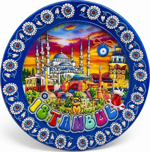 İstanbul Temalı Seramik Magnet Alk5854