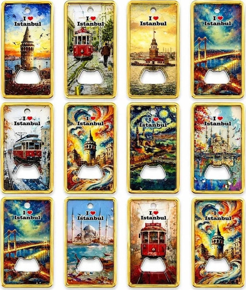 İstanbul Temalı Açacaklı Buzdolapı Süsü Magnet Alk5410