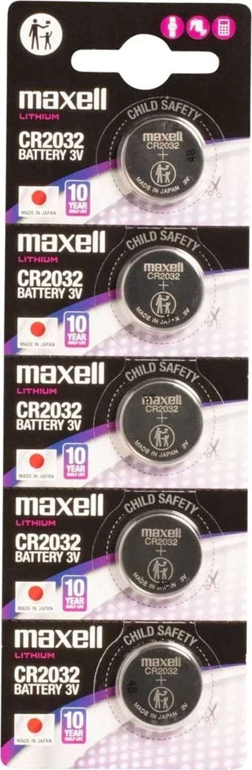 Maxell Cr2032 3v Lityum Bios Baskül Terazi Pili 5’li Kartela 5 Adet