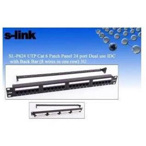 SL-F624 24lü Utp Cat6 Patch Panel (KDO)