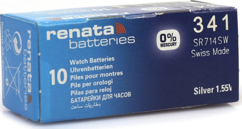 Renata 341 Sr714sw 1.55v Alkalin Saat Pili 10 Adet