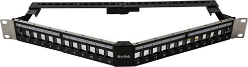 SL-P626 24lü Kolay Kullanımlı, FTP Boş V Şeklinde Patch Panel (KDO)