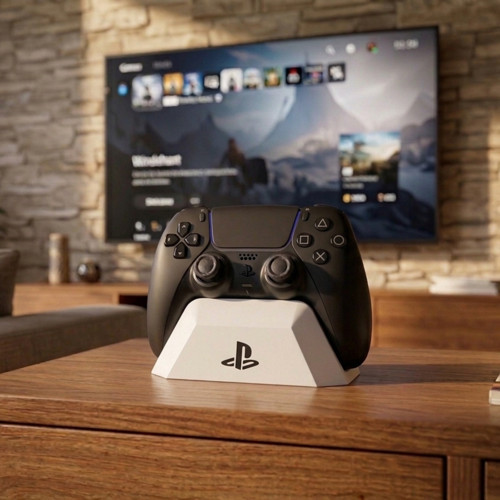 PlayStation 5 DualSense Kontrolcü Standı - Şık Tasarımlı Oyun Kolu Tutucu - Beyaz