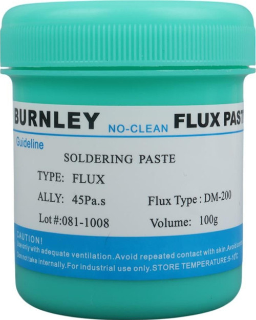 Burnley DM-200 45Pa.S Viskoziteli 100 Gram Krem Flux Lehim Pastası