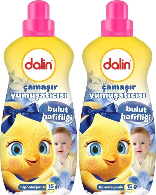 Çamaşır Yumuşatıcı 1500ML Bulut Hafifliği (Hipoalerjenik) (2 Li Set)
