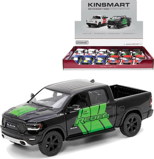 2019 Dodge Ram 1500 Pick-Up Truck Siyah 1/46 Model