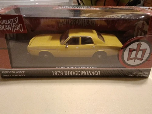 The Greatest American Hero 1978 Dodge Monaco Sarı 1/43 Model Araba