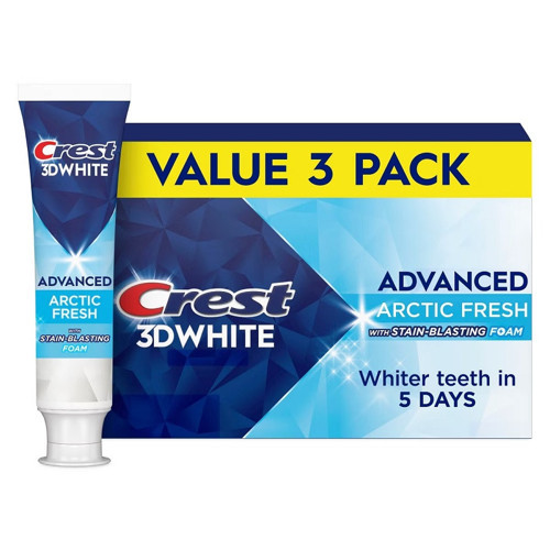 3D White Advanced Teeth Whitening Toothpaste - Arctic Fresh 280gr