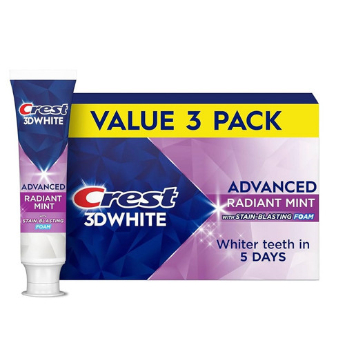 3D White Advanced Radiant Mint Toothpaste 280gr