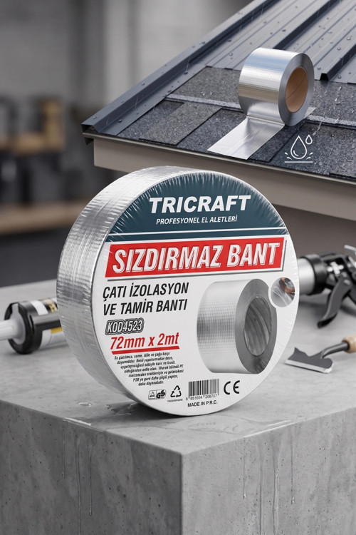 Sızdırmaz Çatı İzolasyon ve Tamir Bantı 72mm x 2m