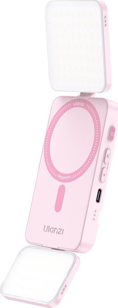 GL01 GlowUp Manyetik Telefon LED Dolgu Işığı Pembe - L287
