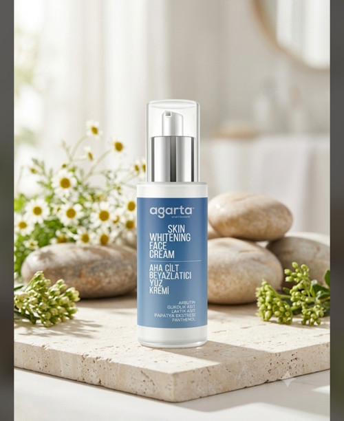 Agarta AHA Cilt Beyazlatıcı Yüz Kremi – Aydınlatıcı & Leke Karşıtı Gece Bakımı (50 ml)