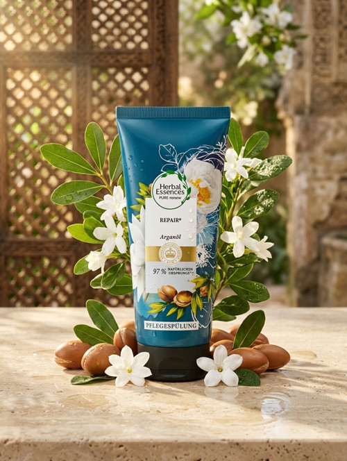 Herbal Essences Argan Yağı Özlü Saç Kremi – Kolay Tarama & Doğal Parlaklık(200 ml)