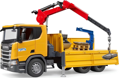Scania Super 560R Vinçli Şantiye Kamyonu 1:16 – Teleskopik Vinçli İş Makinesi