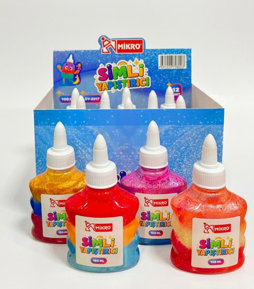 SY-8717 RENGARENK SİMLİ YAPIŞTIRICI 100 ML. - TEKLİ