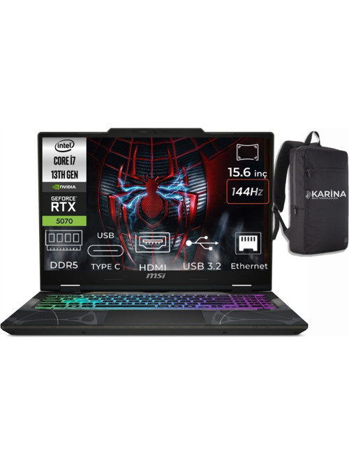 Cyborg 15 Intel Core i7 13620H B13WGKG-847XTR-K23 96GB 2TB RTX5070 8GB W11Pro 15.6" 144Hz Full HD Gaming Laptop