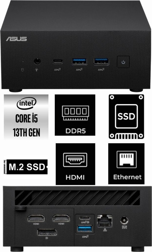 ExpertCenter Intel Core i5-13500H PN64-K237 8GB 4TB UHD Graphics W11Pro Mini Masaüstü PC