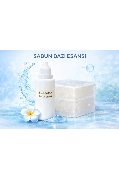 Blue Soap Sabun Bazı Esansı 150 GR | Mavi Ferah Temiz Koku | Sabun Yapım Esansı / Parfüm