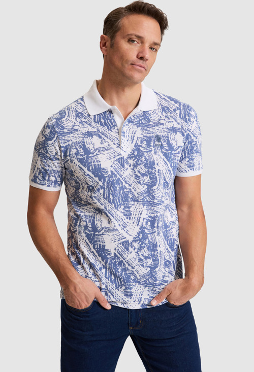 Erkek İndigo Regular Fit Polo Yaka Tişört50322477-VR028