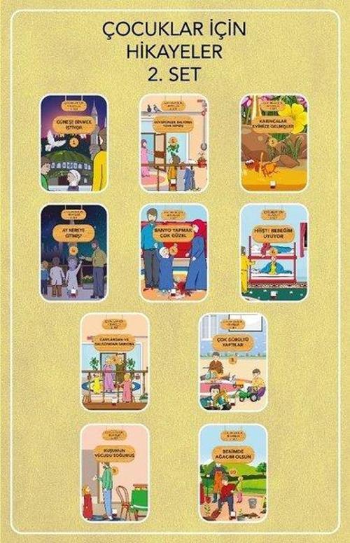 Çocuklar İçin Hikayeler 2. Seti - 10 Kitap Takım