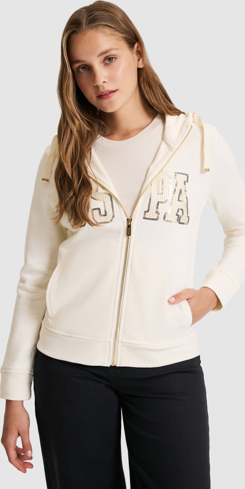 Kadın Krem Basic Sweatshirt50321806-VR256