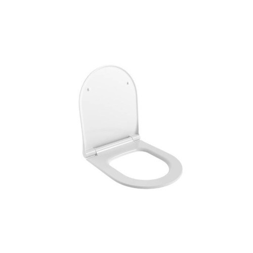 - Pure Slim Tondo Uyumlu Yavaş Kapanır Duroplast Klozet Kapağı Parlak Beyaz - A0336-001