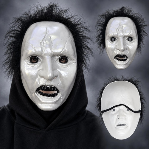 Mey İthalat® Siyah Saçlı Michael Myers Plastik Karakter Maskesi