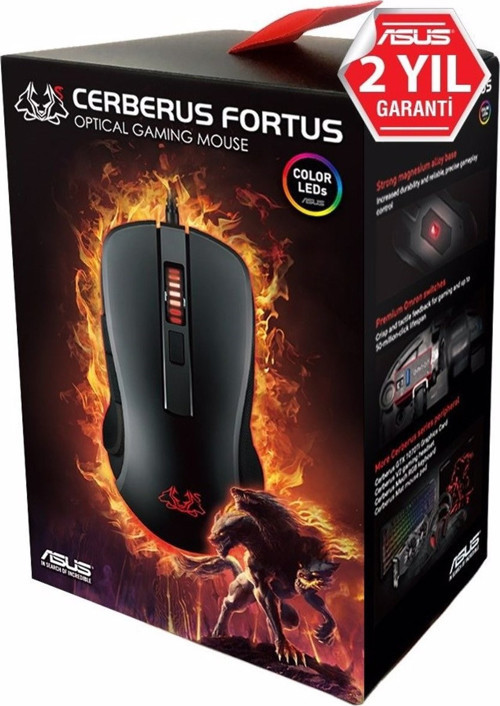 90YH01H1-BAUA00 Cerberus Fortus, Magnezyum taban, Omron switch, RGB LED Aydınlatma