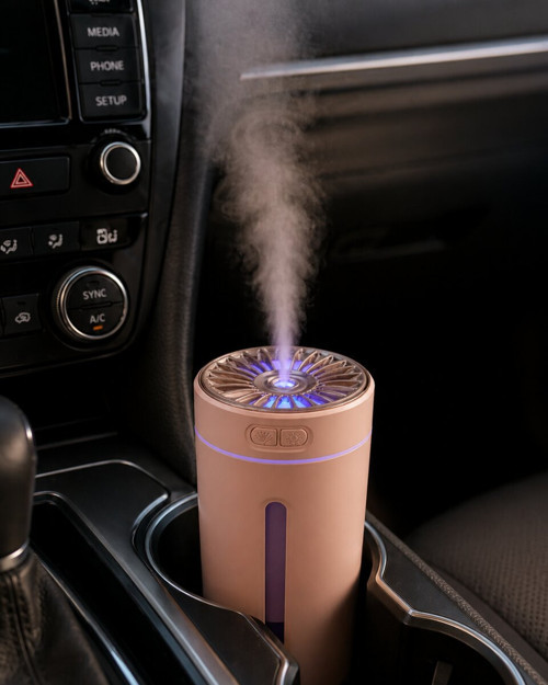 5 Esans Hediyeli RGB Işıklı Şarjlı Hava Nemlendirici Aroma Difüzörü - TEOLSA3624-4386