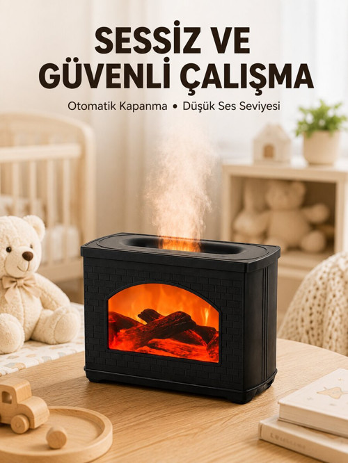 USB Ultrasonik Hava Nemlendirici Ayarlanabilir Sis ve Aromaterapi Özellikli - TEOLSA3257-3476