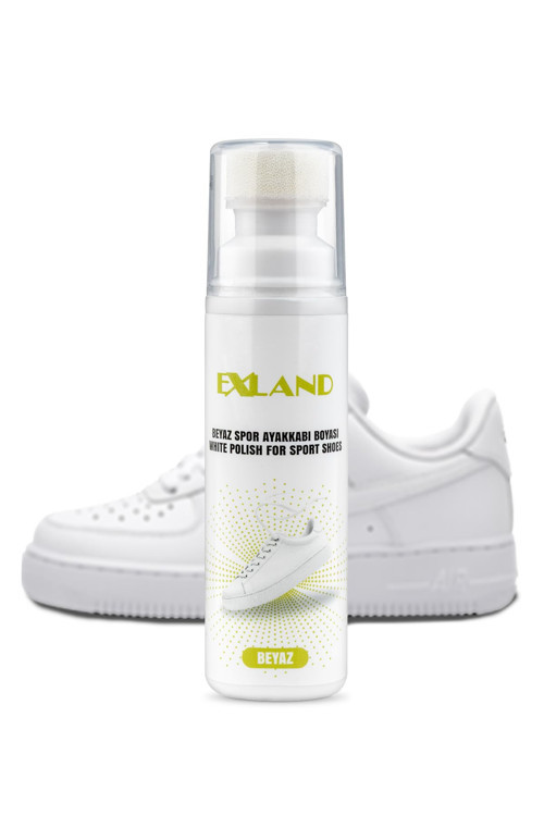 Exland Beyaz Ayakkabı Boyası – Deri, Spor, Kumaş Ayakkabı ve Sneaker Yenileme – Ayakkabı Beyazlatıcı