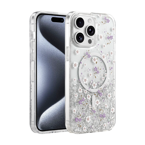 Onegif İphone 15 Misk Simli Kapak - Desen 2