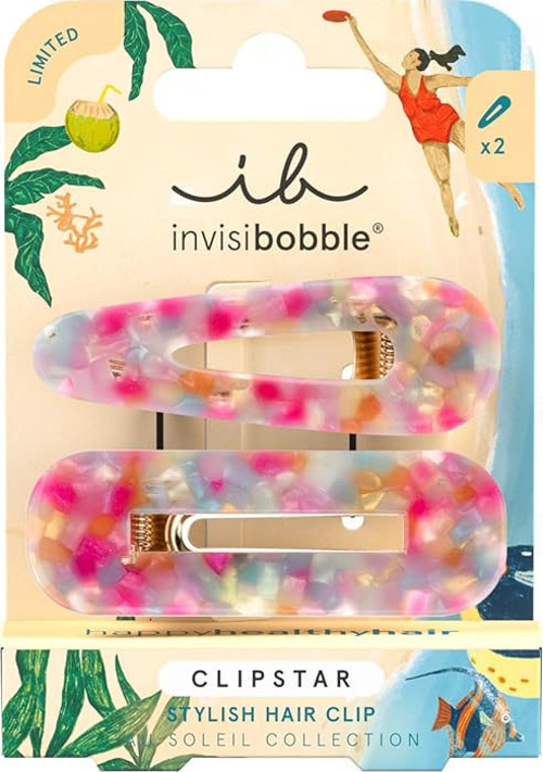 - Clipstar Au Soleil Dazzling Wave 2pc - 2 adet büyük saç klipsi