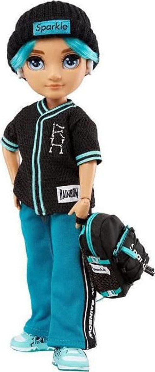 RAINBOW HIGH Junior High-River Kendal 23 cm Gökkuşağı Manken Bebek, 1 Takım Elbise ve Aksesuar, 1 Açma/Kapanış Kumaş Sırt Çantası - Hediye ve , 6 Yaş +