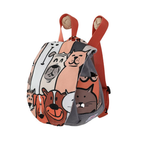 MONTEFAIR Köpek Suratları 101 Çocuk Sırt Çantası 20x18x10 - (0-1-2-3-4 YAŞ) - Günlük