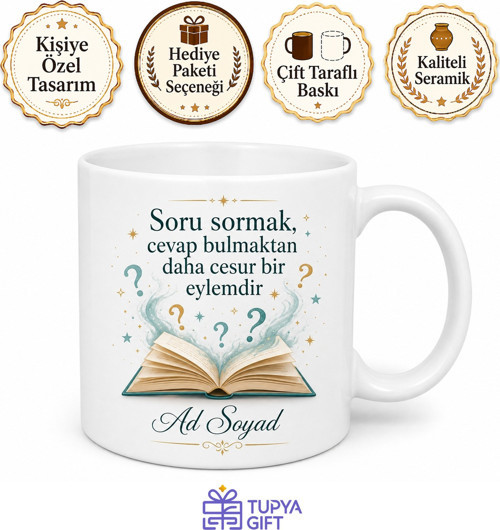 Merak Kuşu Temalı Baskılı Kupa Bardak Hediye Özel Tasarım Porselen Mug