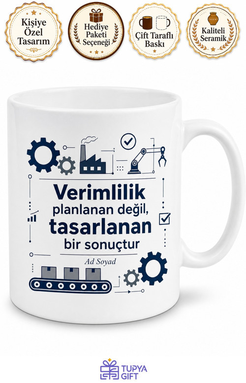 Üretim Planlama Mühendisi Hediye Verimlilik Kalite Fabrika Hattı Baskılı Kupa Bardak