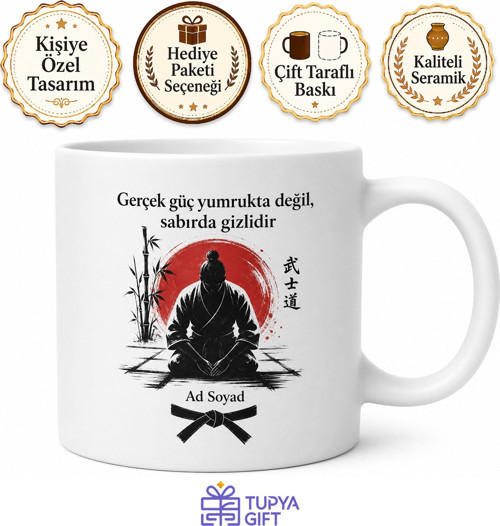 Dövüş Sanatları Ustası Kuşak Sınavı Saygı Selamı Tatami Minder Kupa Hediye
