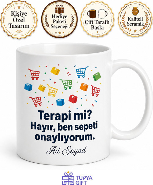 Canı Sıkıldıkça Çevrimiçi Alışveriş Yapanlara Sepeti Onayla Kupa Hediye