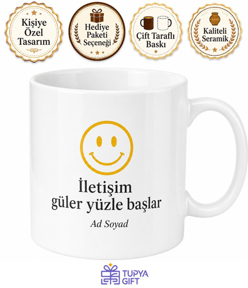 Halkla İlişkiler Öğrencisine Kurumsal İletişim Gülen Yüz Kupası Hediye